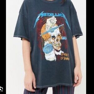 Urban Outfitters Metallica 1988 Tour Graphic T-Shirt Dress